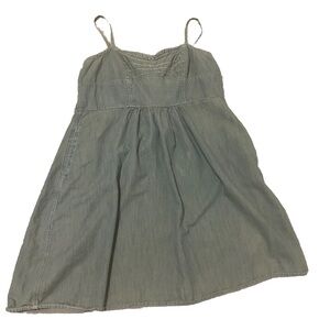 Mossimo Supply Company Spaghetti Strap Denim Dress POCKETS